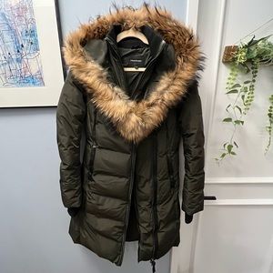 Mackage Kay Down Jacket Olive Green